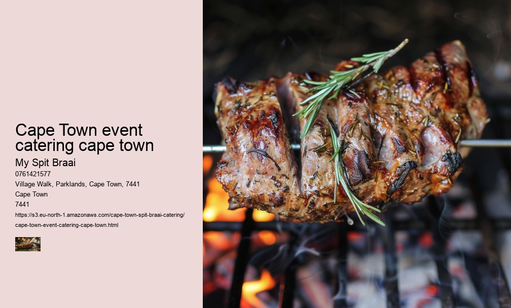 Cape Town event catering cape town