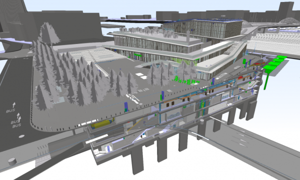 Bimsync model dans Grand Paris Line 16 Project / Egis Bim Gpe ©Egis 1