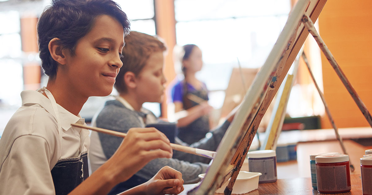 art class-arts education-childhood-student-learning