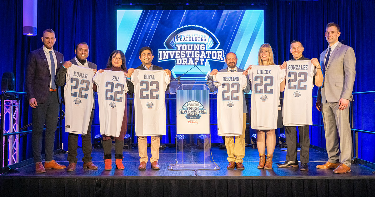 young investigator draft-rare disease-rare diseases-draft day-uplifting athletes