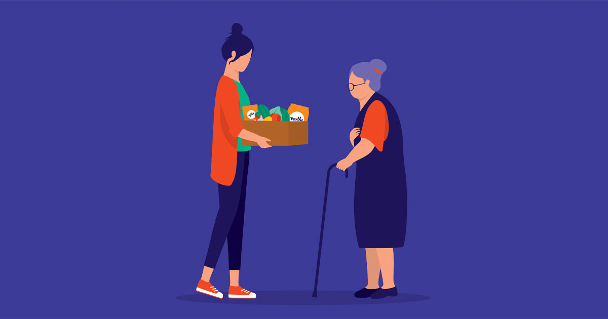 meals on wheels-companionship-social isolation-aging programs