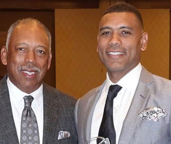 Wade (left) and Allan Houston | Photo courtesy of Allan Houston