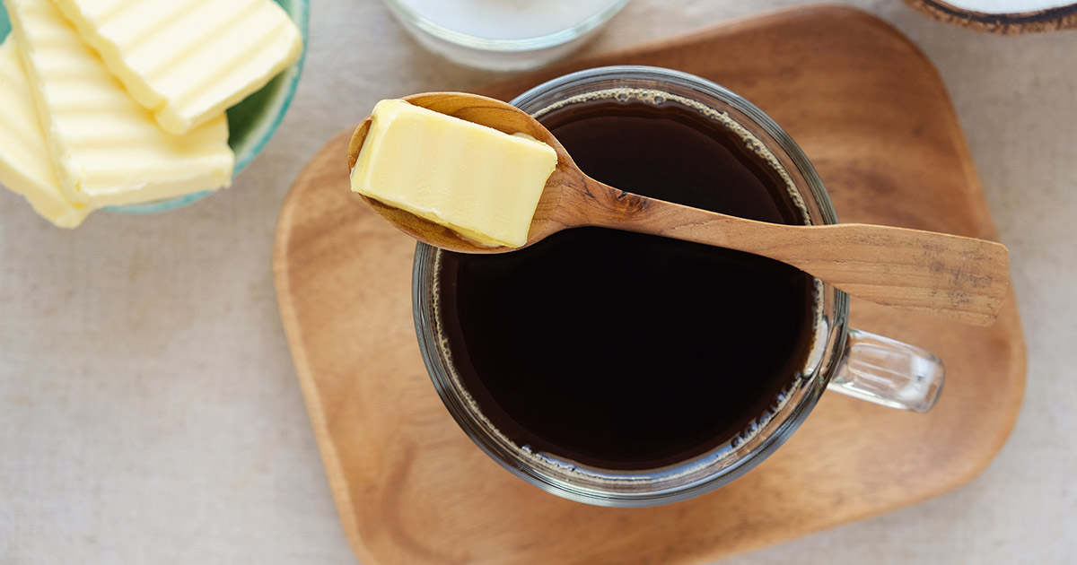 Butter and coffee
