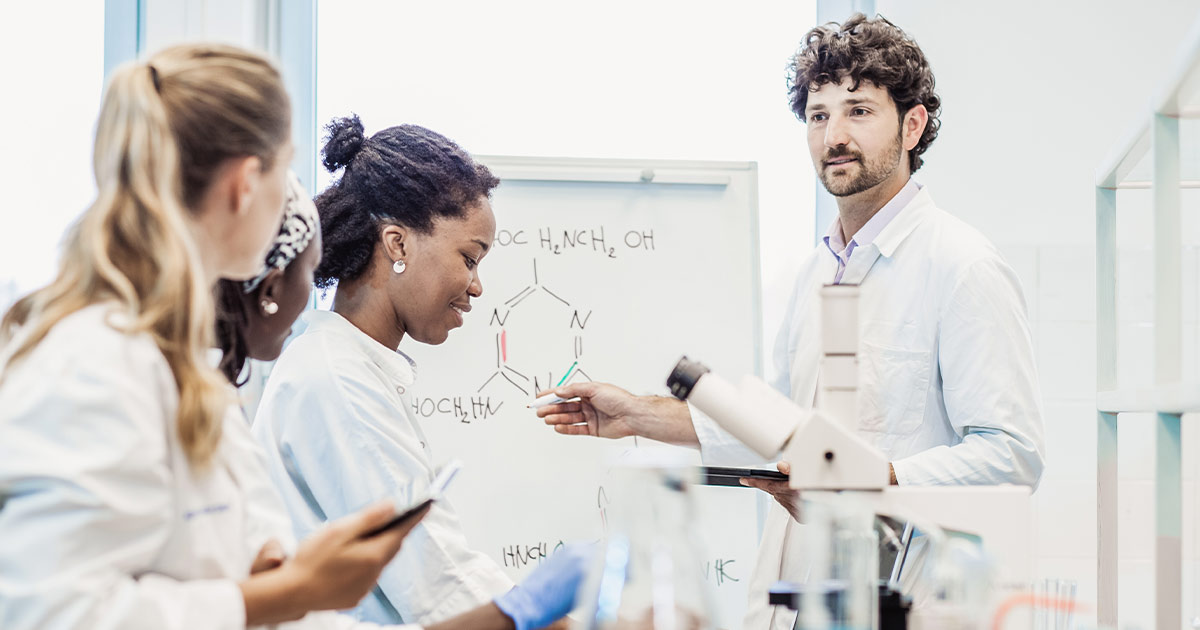 Chemists at work