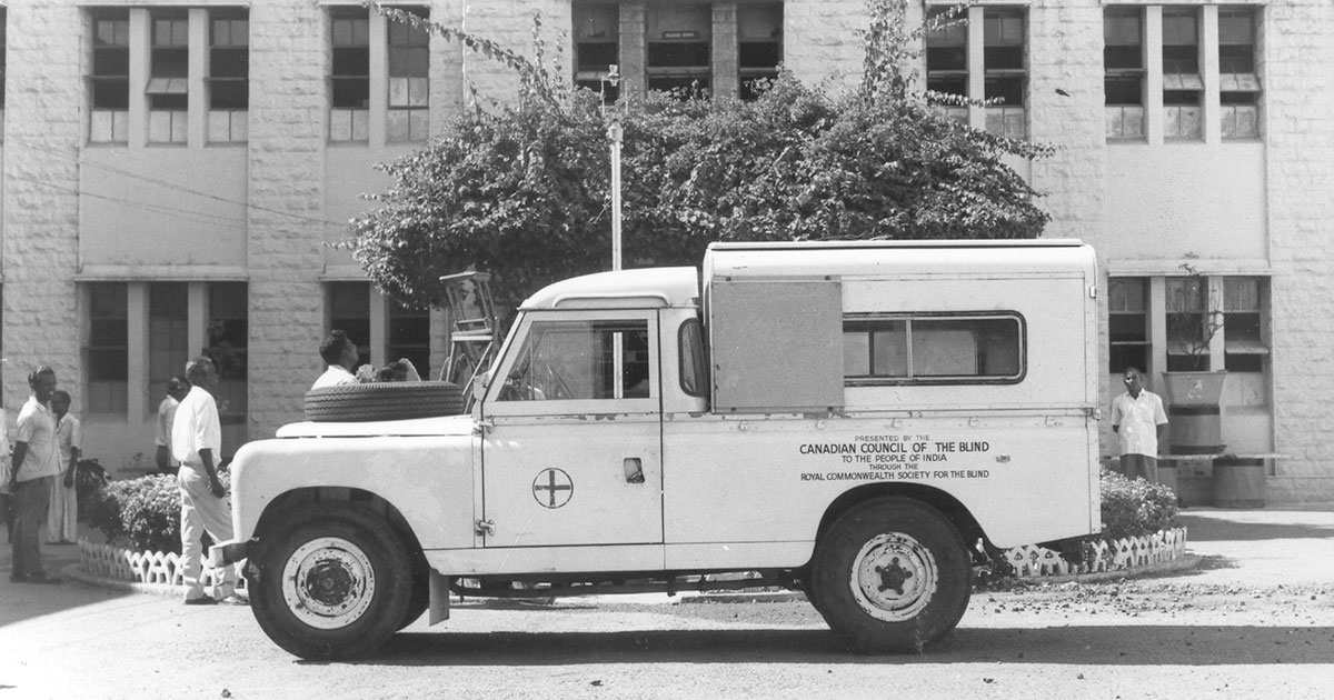 CCB's Mobile Eye Clinic in the 1960s