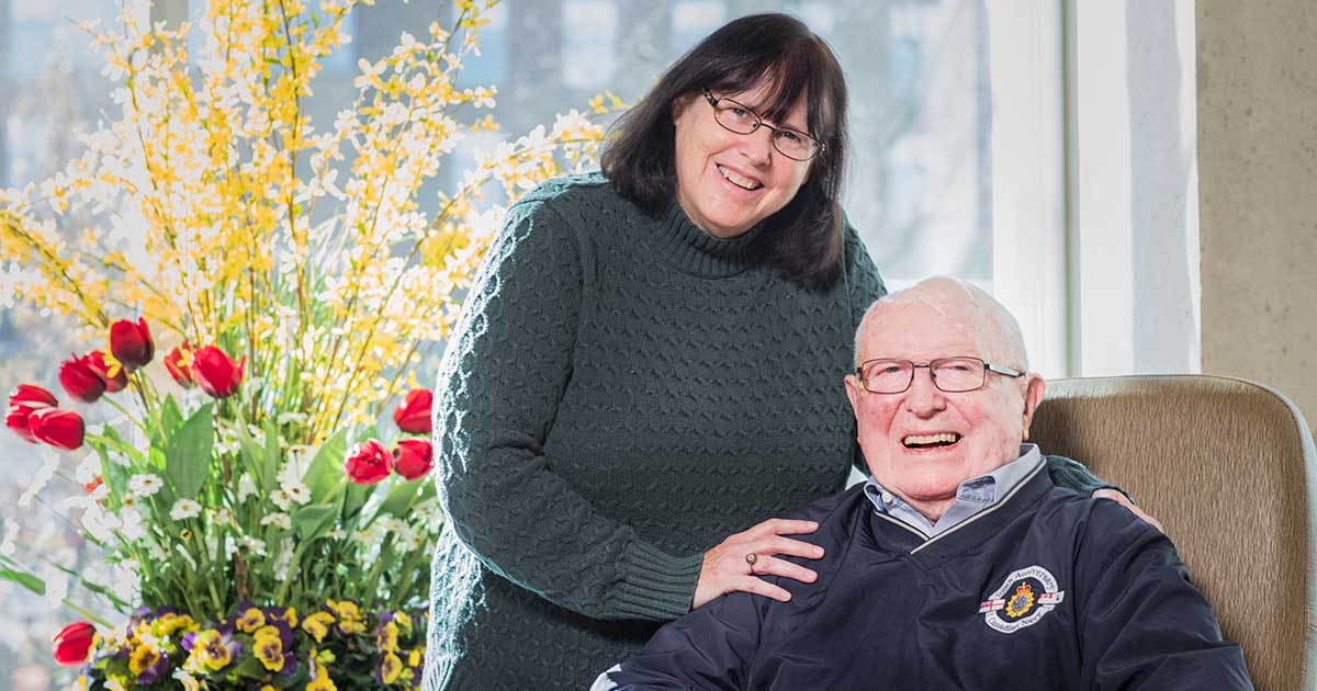 Steph Gagne and her father, Richard Ratcliffe