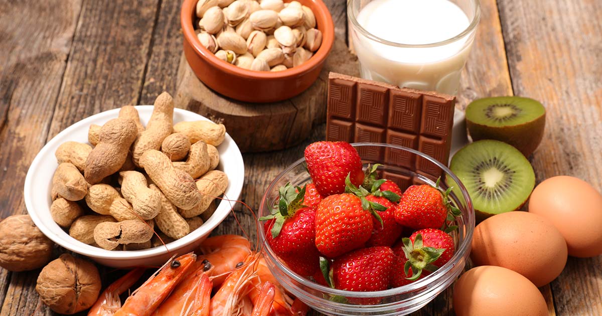 Spread of common food allergies