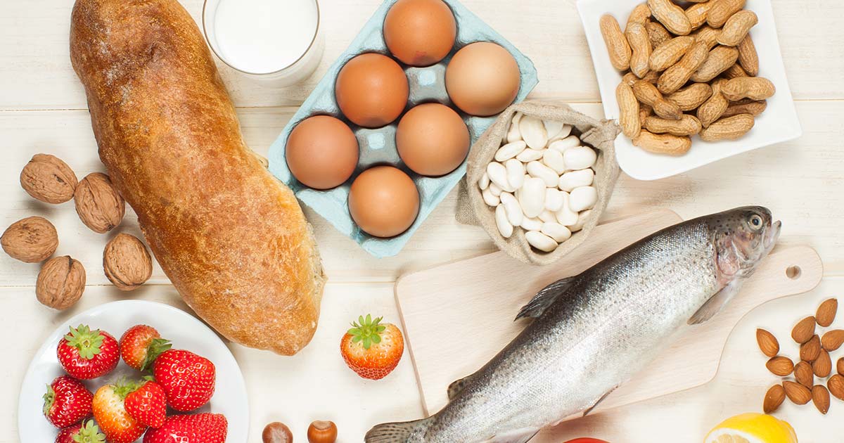 Spread of common food allergies