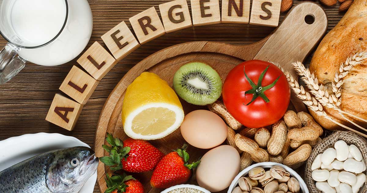 Spread of common food allergies