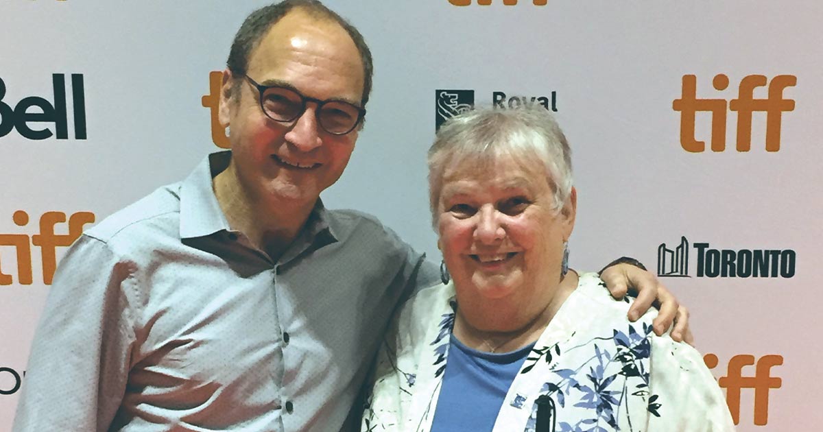 Dr Peter Kertes and Louise Gillis on the TIFF red carpet