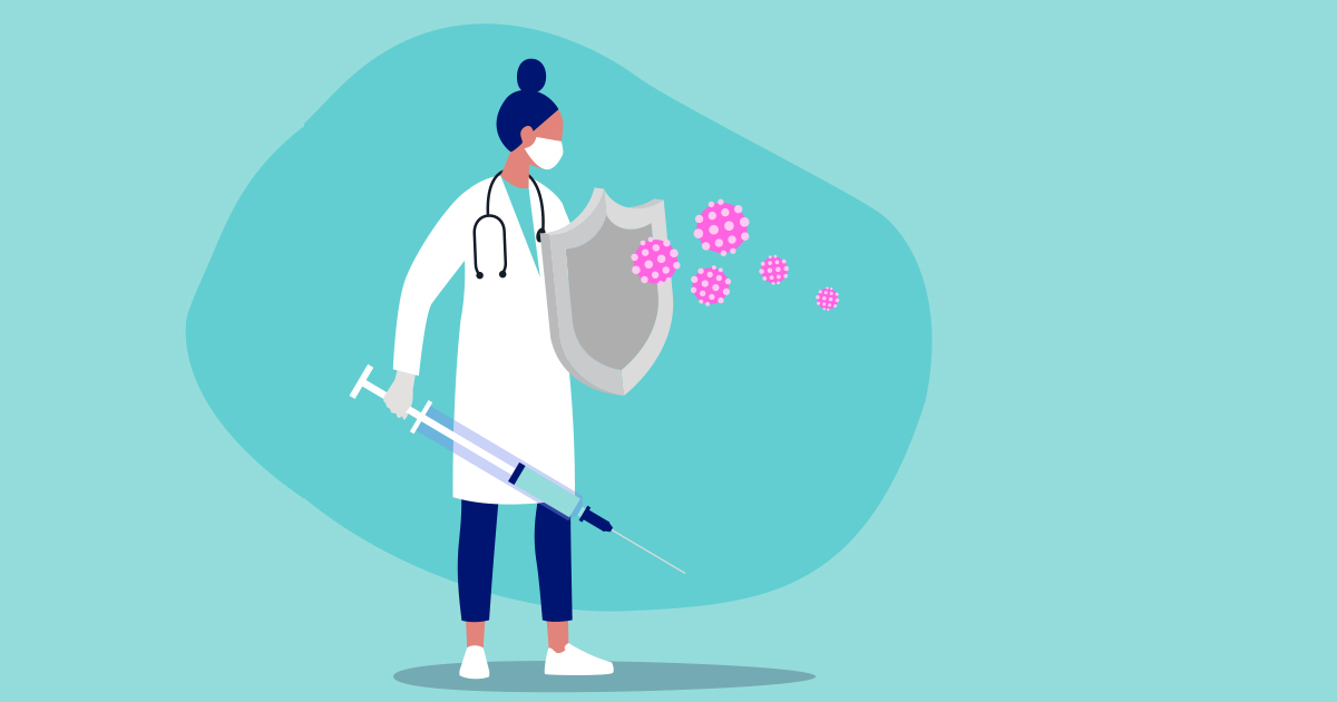 Cartoon of doctor