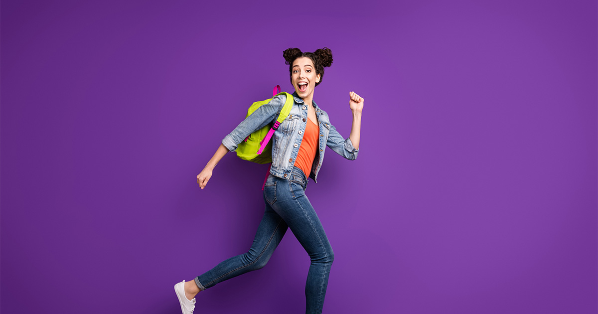 girl jumping abbvie ibd scholarship