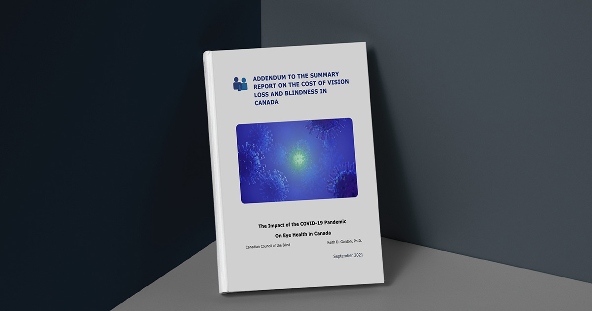 covid vision loss canada report