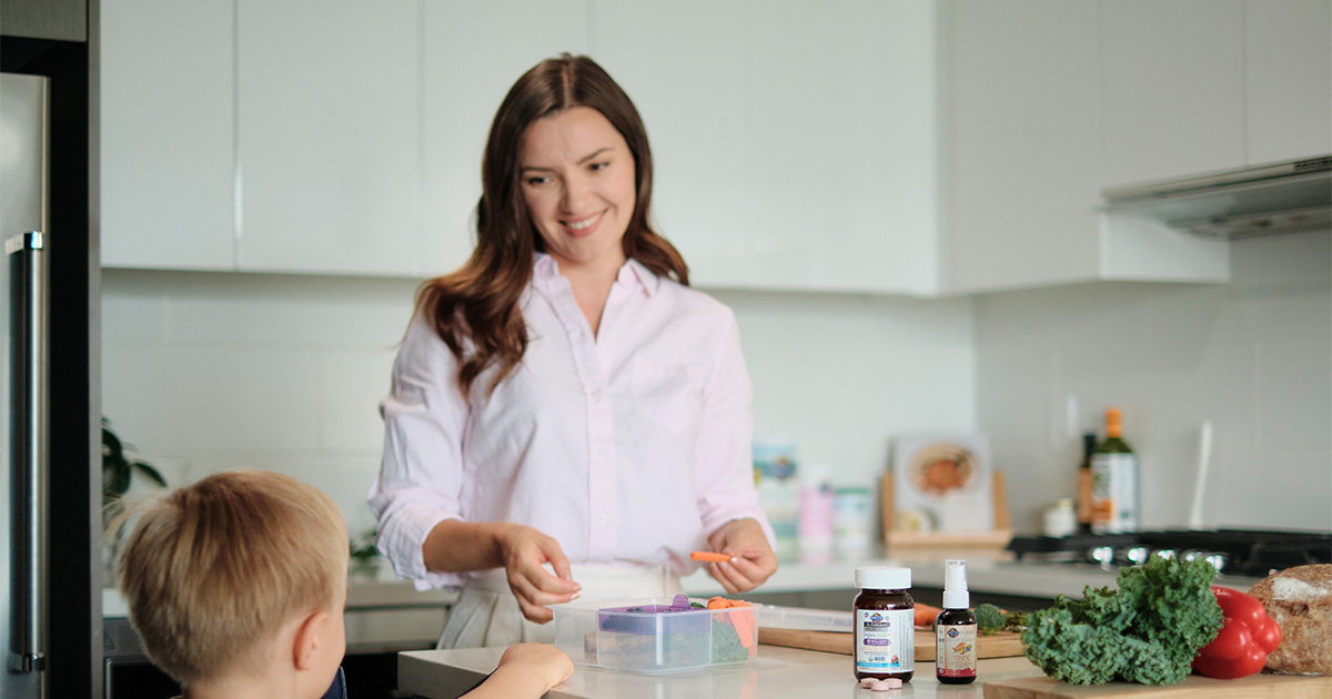 mother son garden of life probiotic capsules