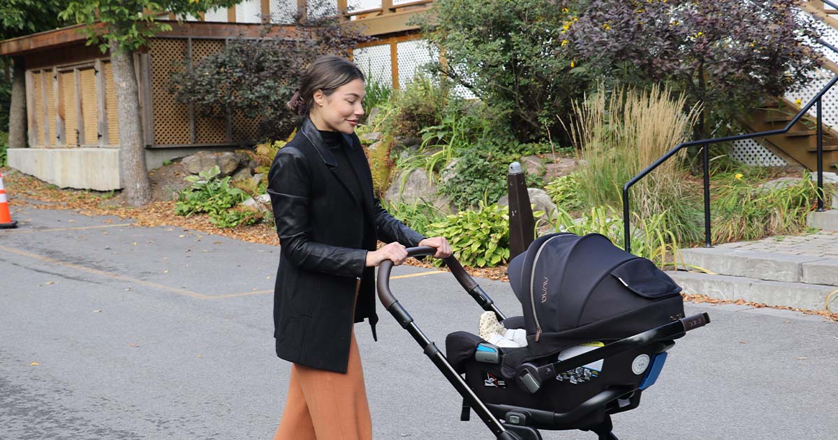 woman with Numa stroller