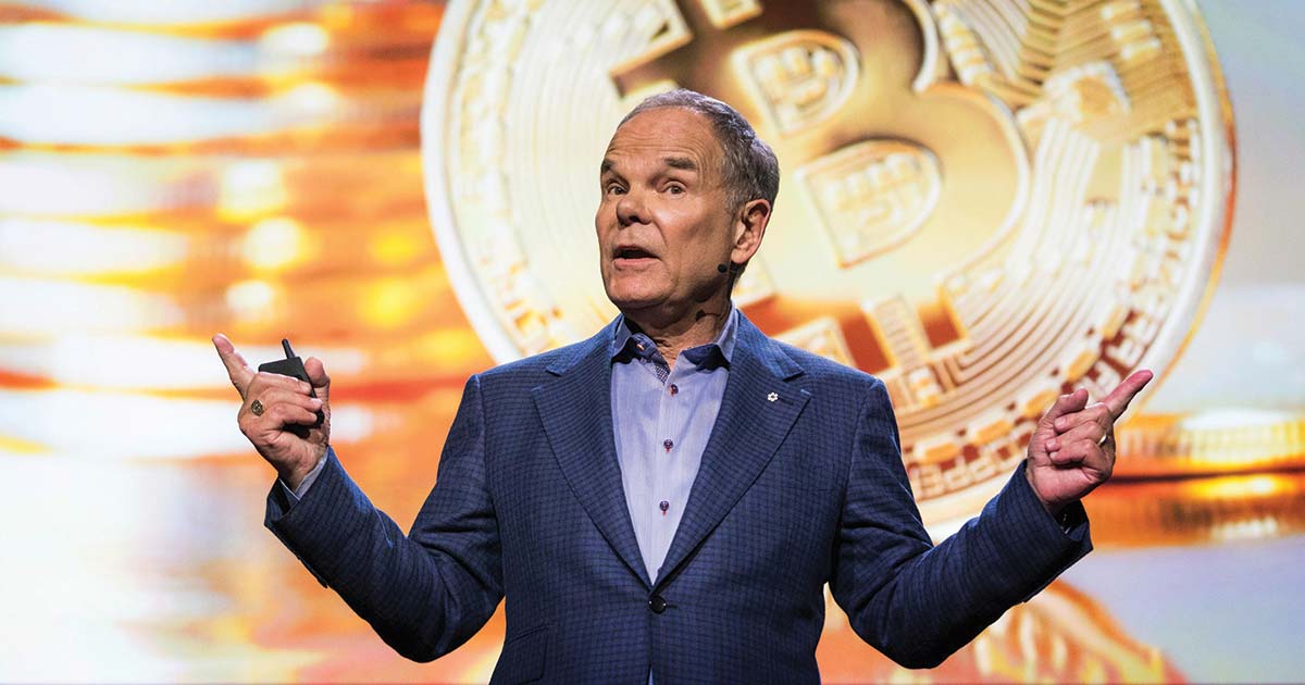 Don Tapscott speaking at an event
