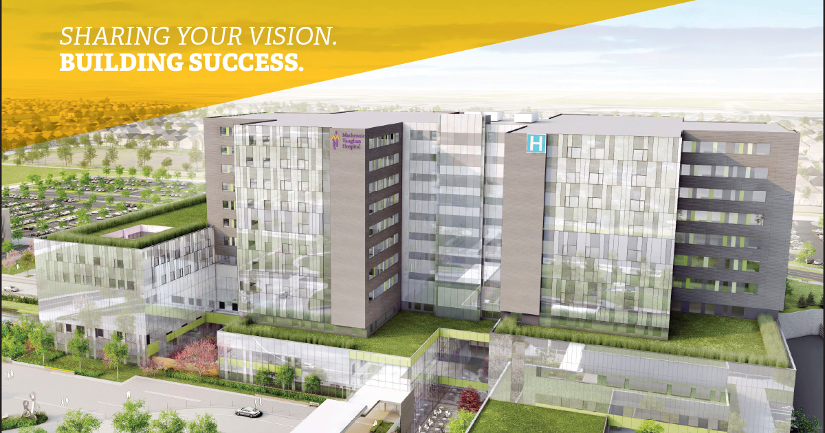 The Mackenzie Vaughan Hospital in Vaughan, ON.