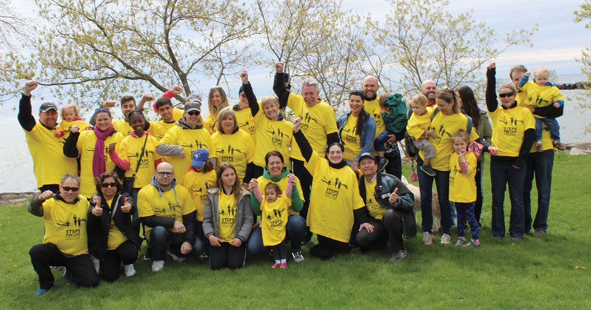 Each year, Steps for Life events raise money and awareness for families affected by workplace tragedy.