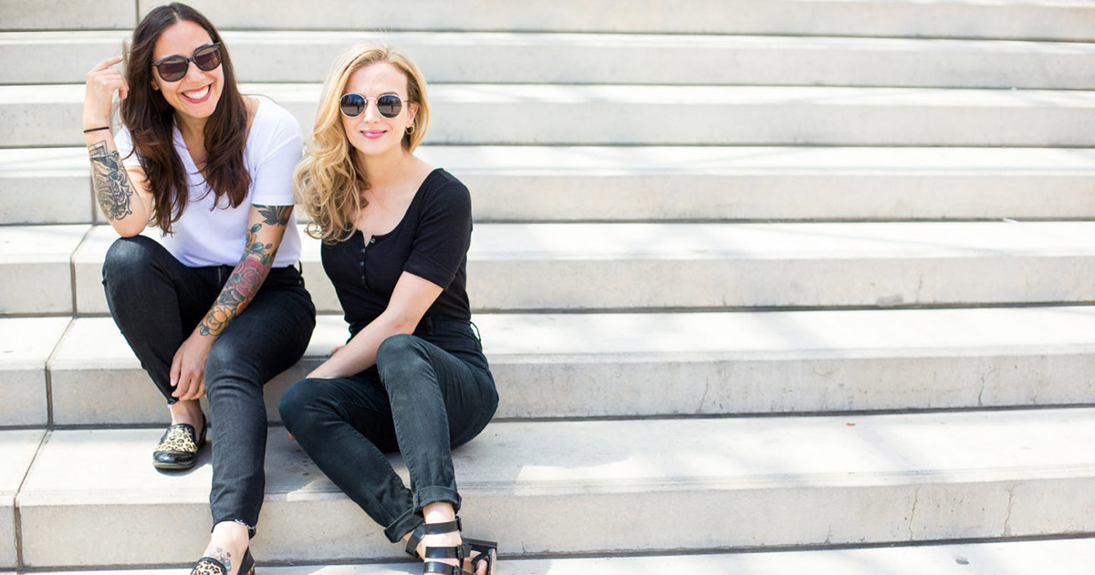 Stefania Sgambelluri and Amanda DiPasquale, co-founders of Be The Next Her.