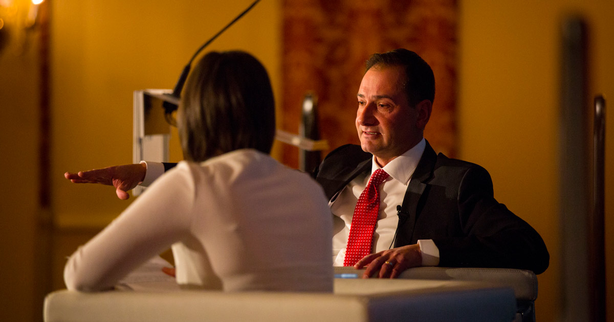 Robert Ghiz in an interview