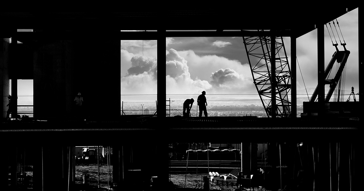 Construction workers onsite