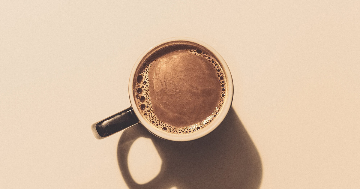 coffee cup single brown