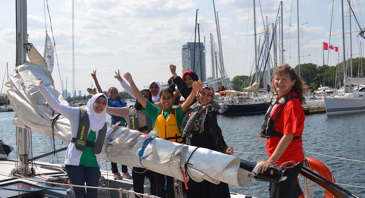 diverse sailors
