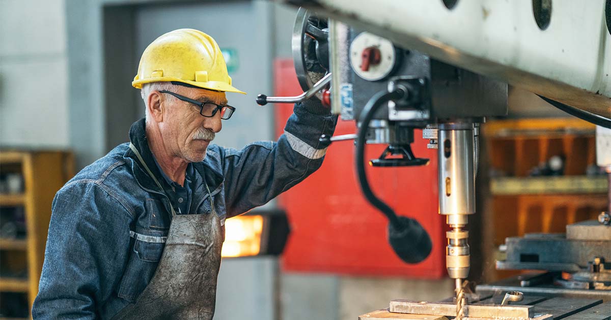 old man manufacturing