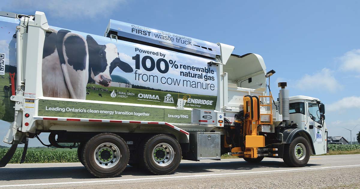 Ontario's first carbon negative truck-Enbridge