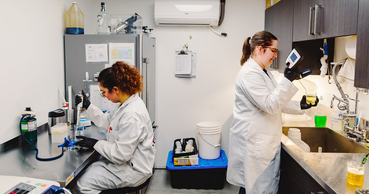 Scientists working in lab-BioTalent Canada