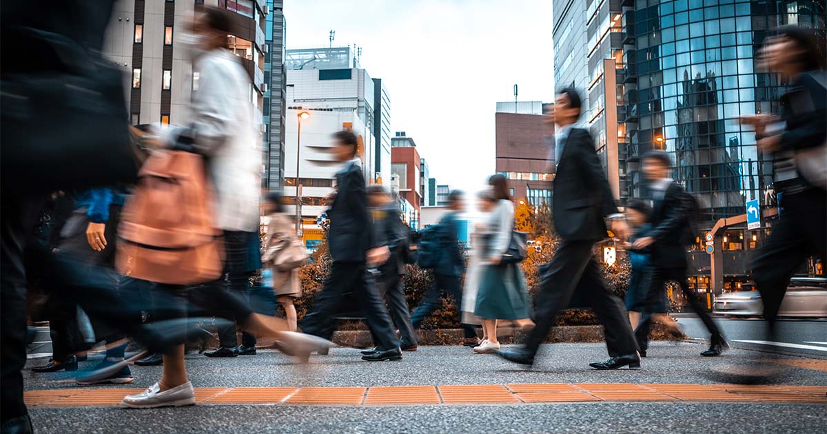 Rush hour in the city