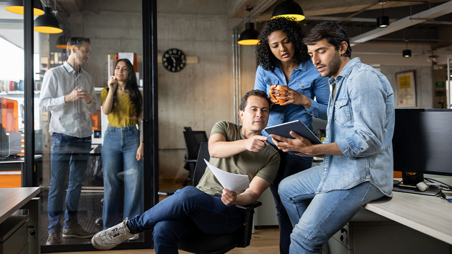 Group of workers in office_Innovation Guelph