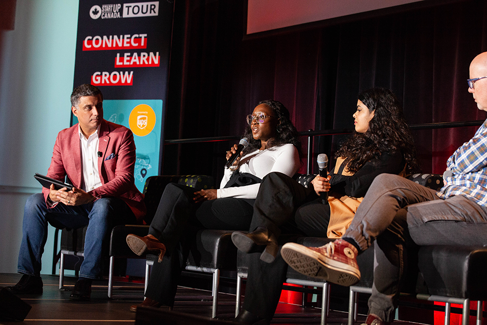 entrepreneurship panel at conference