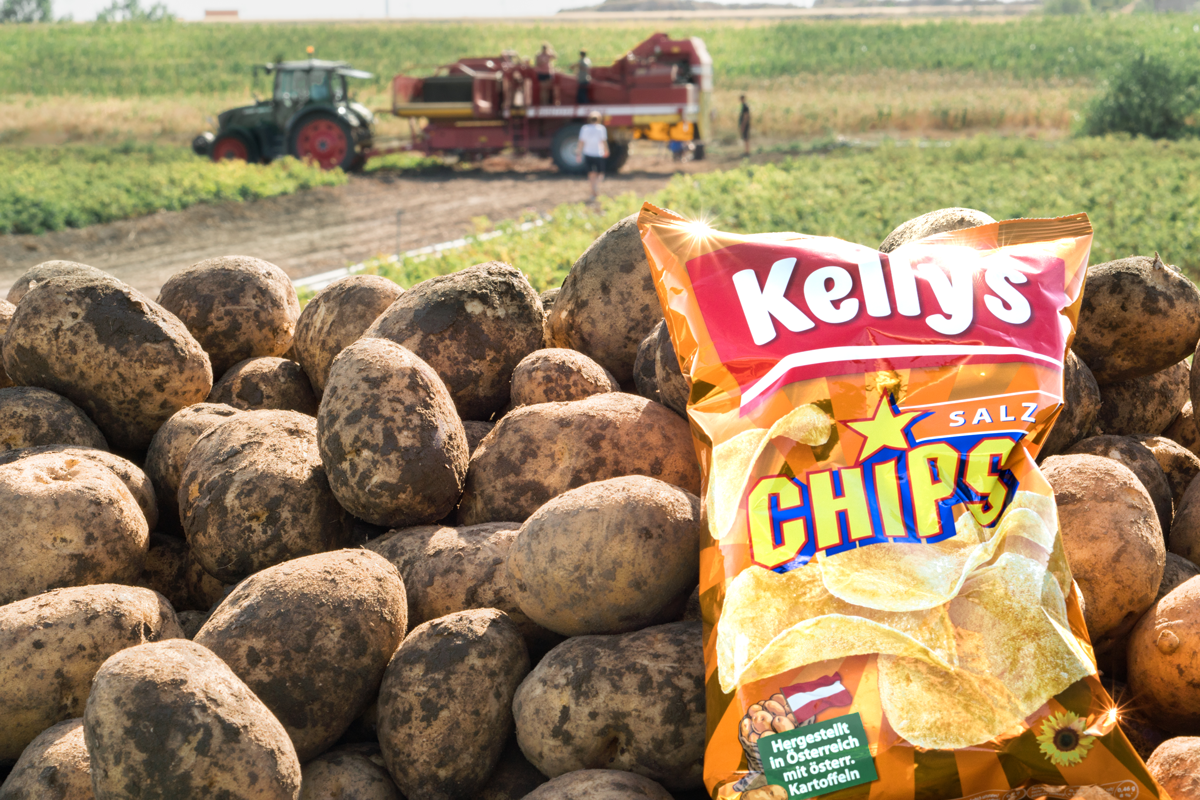 Frische Ernte mit Kellys Chips