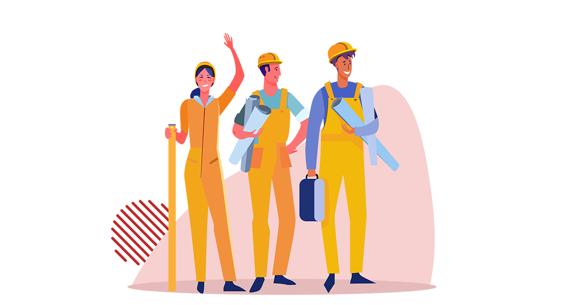 Team of builders
