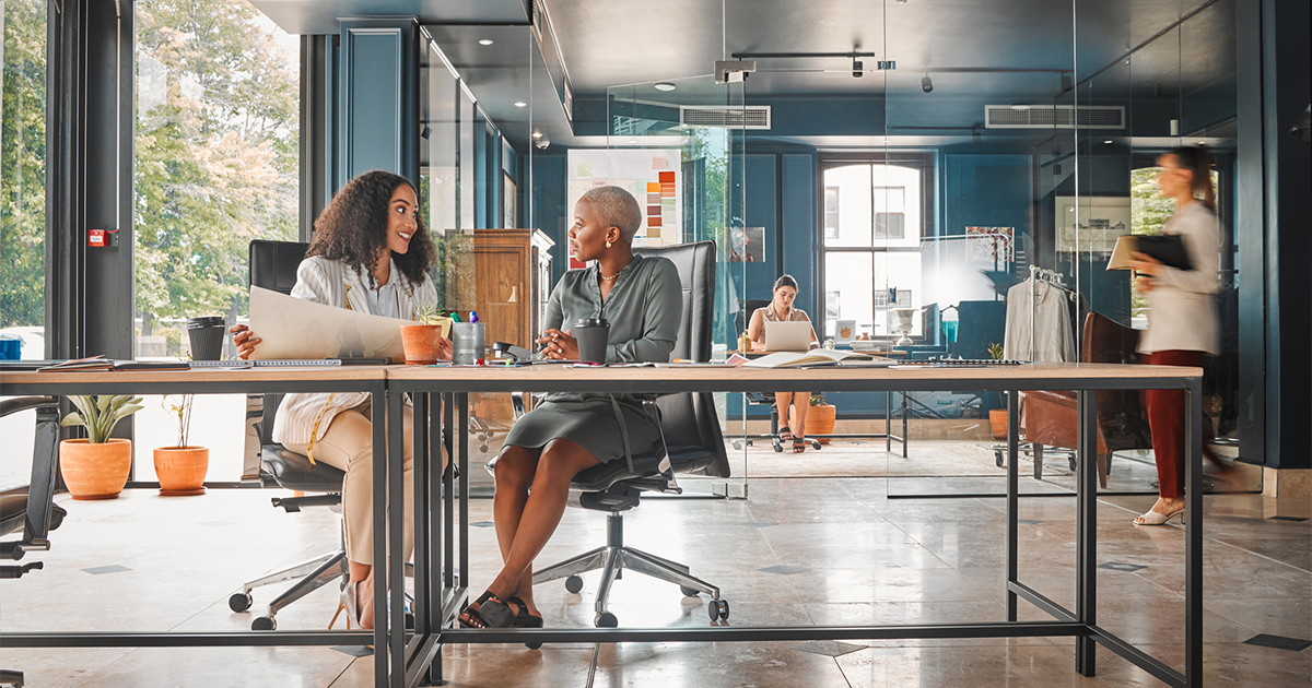 female designers working in an office