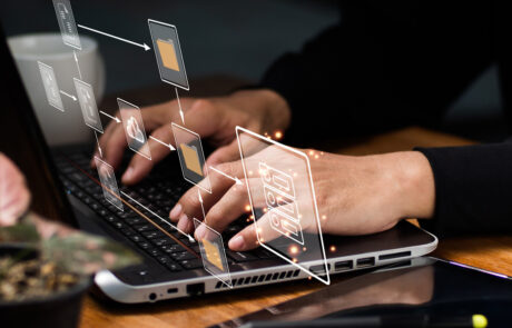 Use a Document Management System (DMS), an online documentation database, to correctly manage files, knowledge, and documentation in an ERP-enabled company. Corporations' use of technology