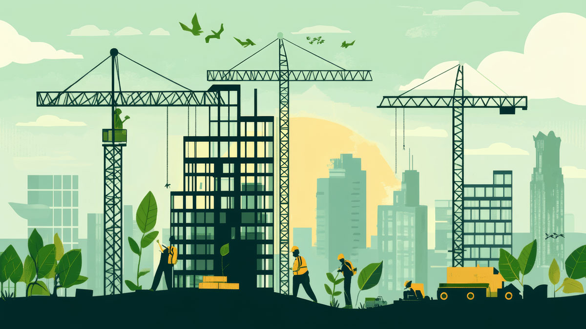 Balancing social equity and economic viability in sustainable construction for green job creation