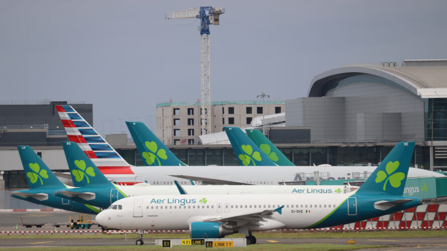 Aer Lingus plane Dublin Airport