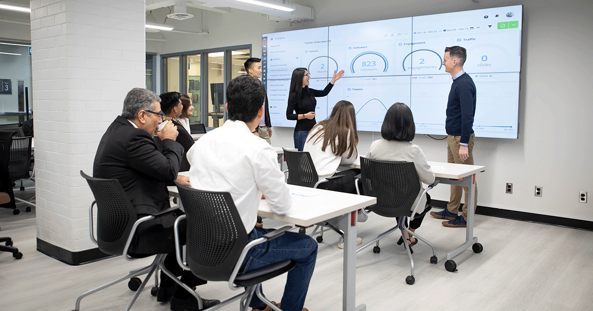 Students continuing studies at George Brown