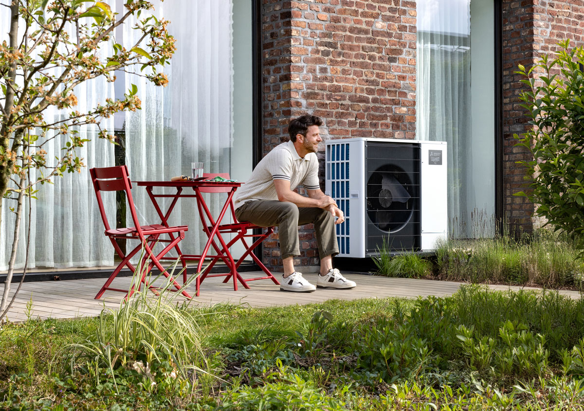 Zukunftssicher heizen – mit der richtigen Wärmepumpe. © Mitsubishi Electric