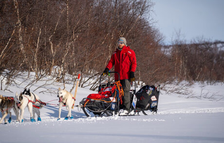 Ola Martinsen på hundeslede