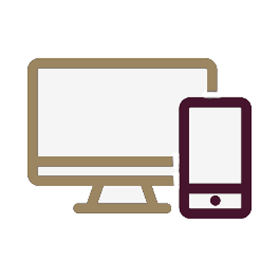 Laptop und Handy Icon