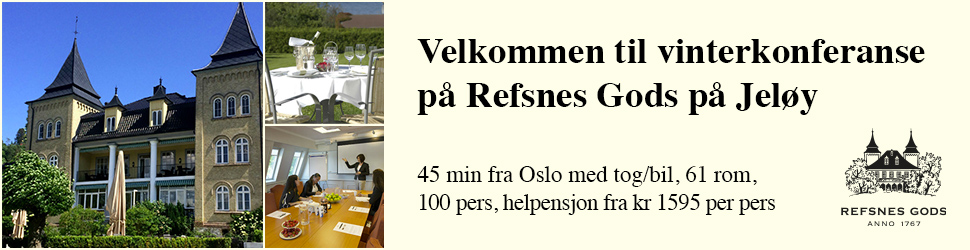 Refsnes Gods annonse