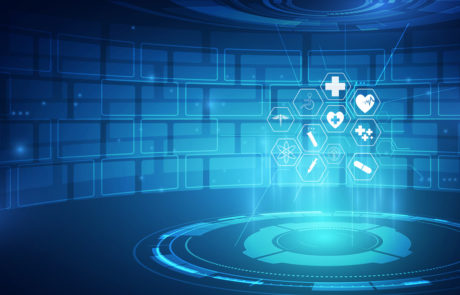 Health care icon pattern medical innovation concept background design
