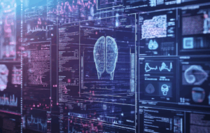 An AI powered system enhancing healthcare diagnostics by analyzing medical imaging, patient history, and lab results to provide more accurate diagnostic support