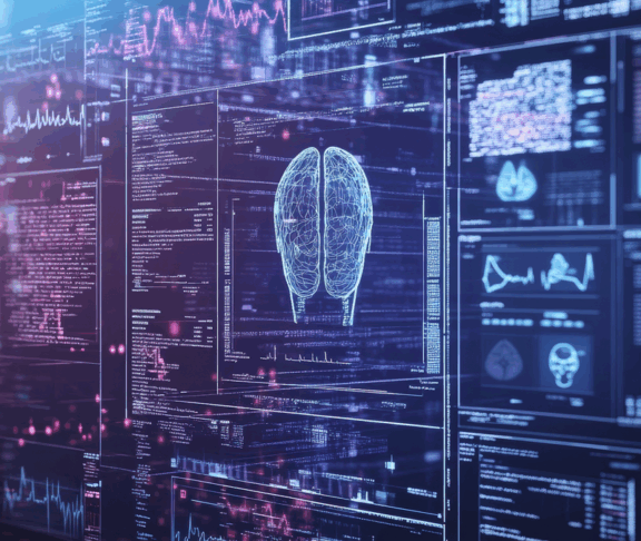 An AI powered system enhancing healthcare diagnostics by analyzing medical imaging, patient history, and lab results to provide more accurate diagnostic support