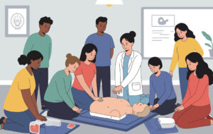 CPR Training Manikin Realistic Torso for Medical Education and Emergency Response Simulation