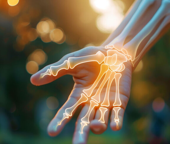 Phantom limb pain, hand with skeleton on it, physical injury joint body part healthy lifestyle ligament