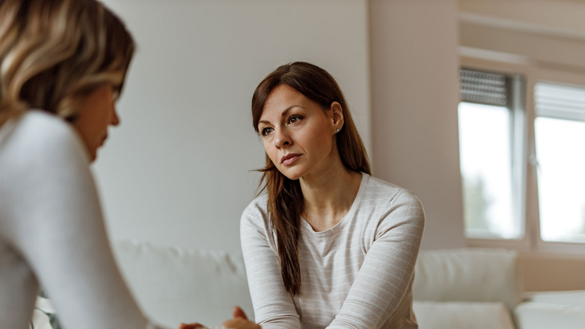 Helping about solving her problems with mental health.